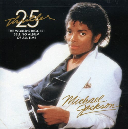 Michael Jackson - Thriller 25th Anniversary Edition CD by Alliance Entertainment, featuring iconic album artwork.