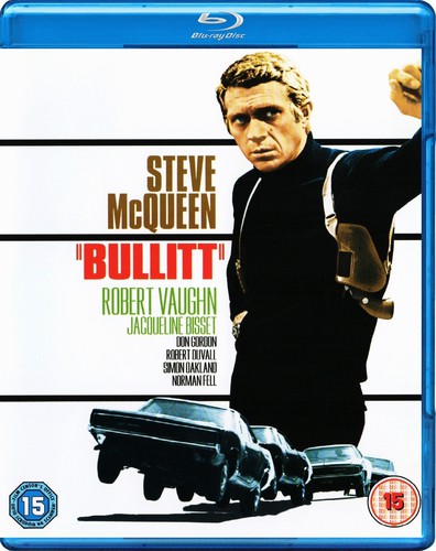 Bullitt Blu-ray by Alliance Entertainment featuring action/adventure film, Academy Award winner, in standard case.