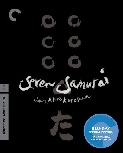 Seven Samurai Blu-ray from Criterion Collection with classic film artwork