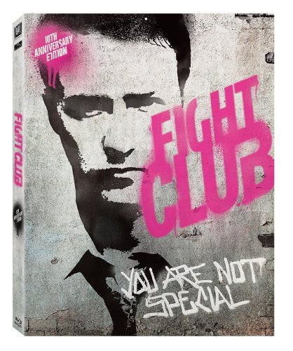 Fight Club Blu-ray by Alliance Entertainment featuring dramatic cover art and bold typography