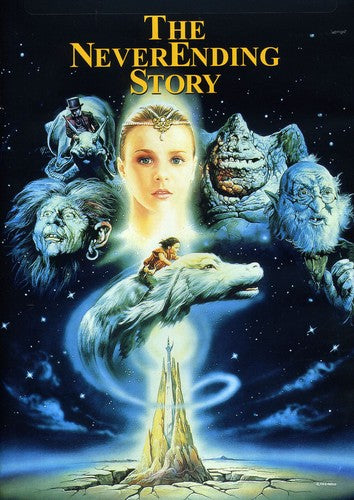 DVD of The Neverending Story by Alliance Entertainment, featuring colorful cover art and adventure-themed graphics.