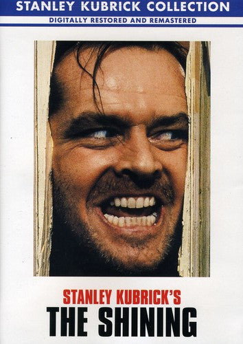 DVD of The Shining by Alliance Entertainment featuring horror film cover art