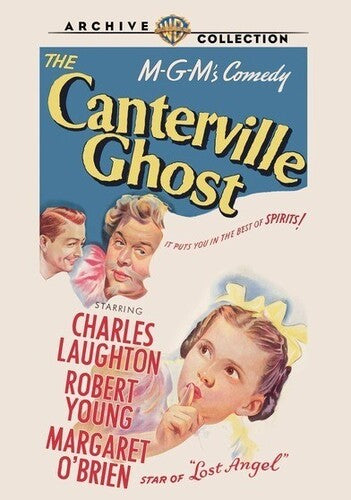 DVD of The Canterville Ghost by Alliance Entertainment, featuring comedy elements and colorful cover art.