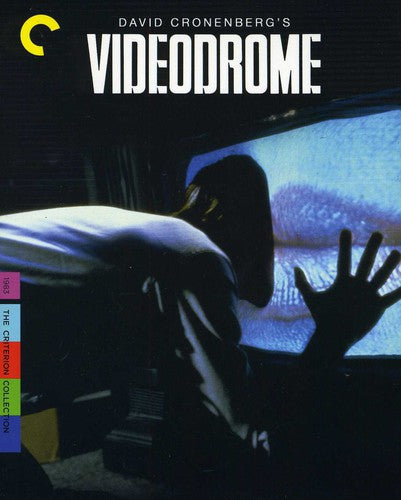 Videodrome Blu-ray from Criterion Collection with horror-themed artwork in vibrant colors