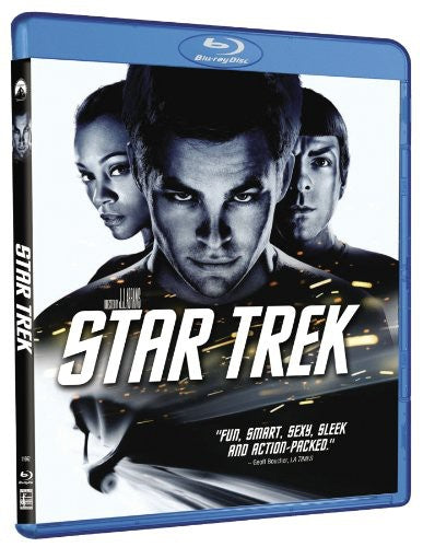 Star Trek Blu-ray disc with colorful cover art by Alliance Entertainment