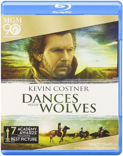 Dances With Wolves Blu-ray by Alliance Entertainment, featuring Academy Award Winner label and vibrant cover art.