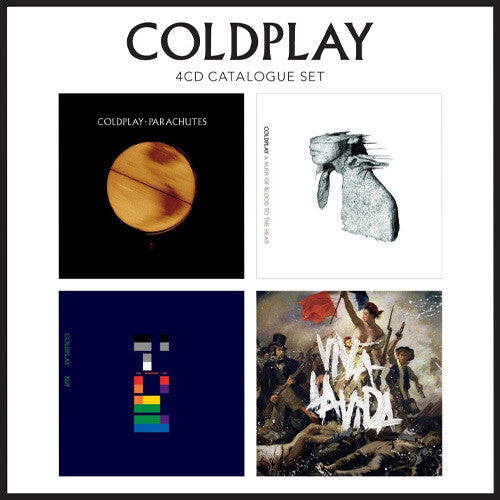 Coldplay CD box set featuring vibrant artwork by Alliance Entertainment