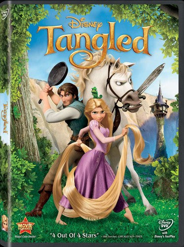 Tangled DVD by Alliance Entertainment featuring animated characters and vibrant cover art