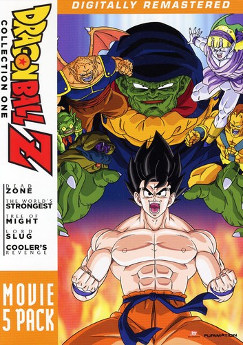 Dragon Ball Z: Movie Pack 1 DVD by Alliance Entertainment featuring vibrant anime artwork