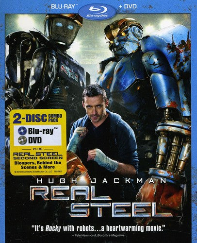Real Steel Blu-ray disc with action/adventure cover art by Alliance Entertainment