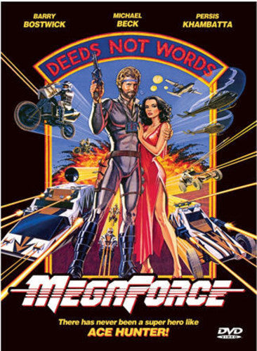 Megaforce DVD by Alliance Entertainment featuring action-packed scenes and vibrant cover art.