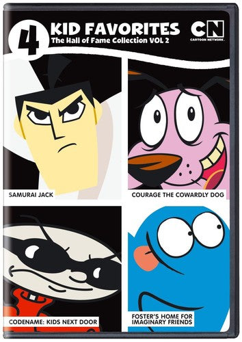 4 Kid Favorites Cartoon Network Hall of Fame #2 DVD by Alliance Entertainment featuring colorful cartoon graphics