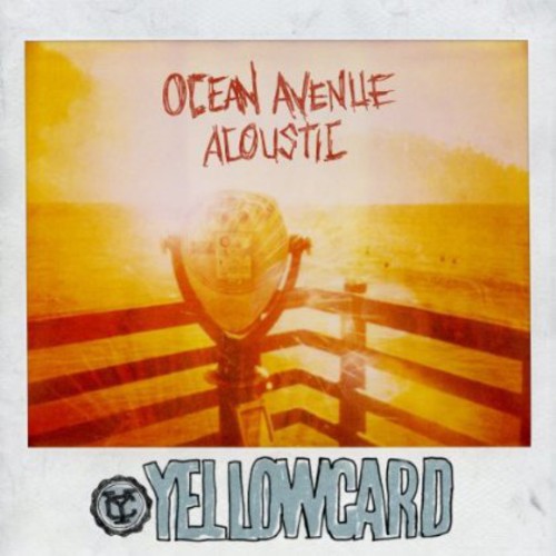 Yellow Acoustic CD by Yellowcard featuring 'Ocean Avenue' in a vibrant yellow case