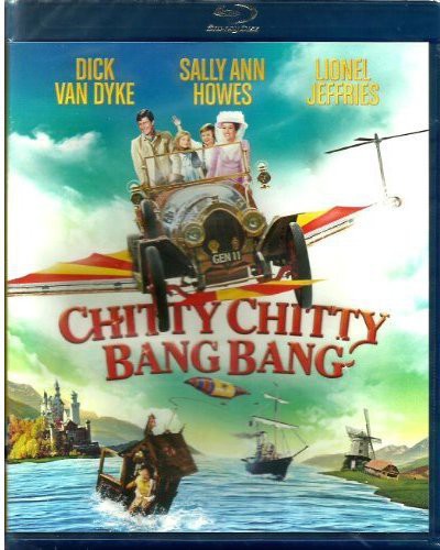 Chitty Chitty Bang Bang Blu-ray by Alliance Entertainment featuring colorful cover art and family-friendly design