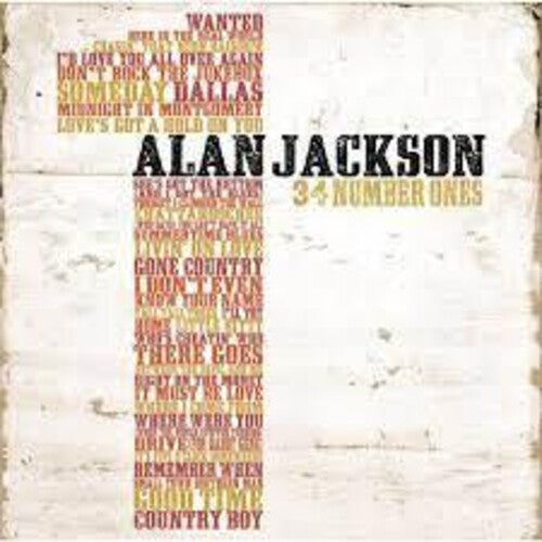 Alan Jackson - 34 Number Ones (CD) - Surprise Castle