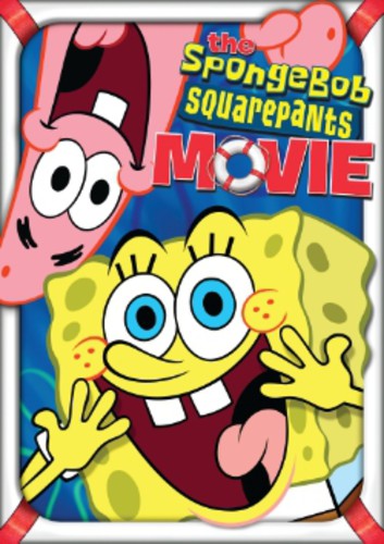 SpongeBob SquarePants Movie DVD from Alliance Entertainment featuring colorful artwork and iconic characters.