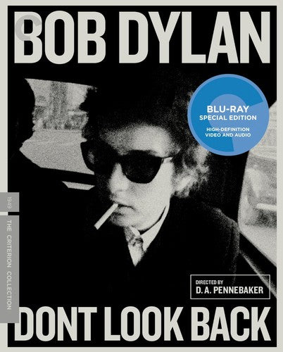 Don't Look Back Blu-ray from Criterion Collection featuring a bold graphic cover design
