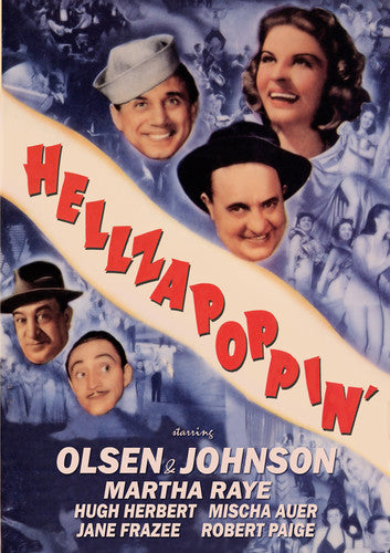 Hellzapoppin' DVD by Alliance Entertainment featuring a colorful comedy cover design.
