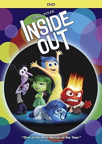 Inside Out DVD by Alliance Entertainment, animated film, features colorful characters and Academy Award winner label.