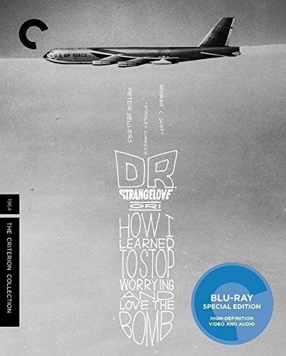 Dr. Strangelove Blu-ray from Criterion Collection with iconic artwork and black case