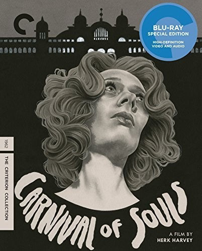 Carnival of Souls Blu-ray in a striking black case by Alliance Entertainment, featuring iconic horror artwork.