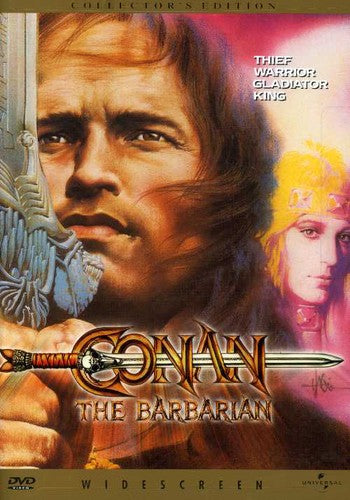 Conan the Barbarian DVD by Alliance Entertainment featuring action-adventure artwork and vibrant cover design.
