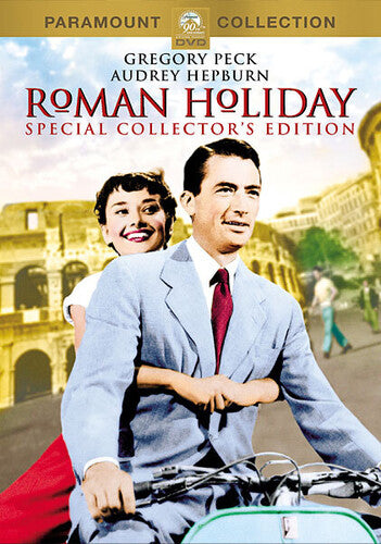Roman Holiday DVD by Alliance Entertainment, featuring iconic romantic comedy scenes and Academy Award winner details.