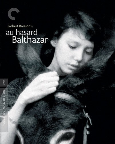 Au Hasard Balthazar Blu-ray from Criterion Collection by Alliance Entertainment, featuring dramatic artwork and cover design