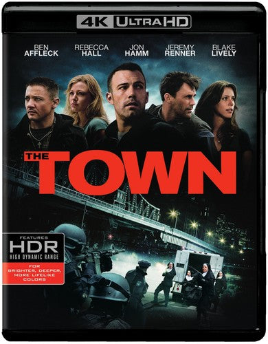 4K Ultra HD Blu-ray copy of 'The Town' by Alliance Entertainment, featuring action and adventure elements.