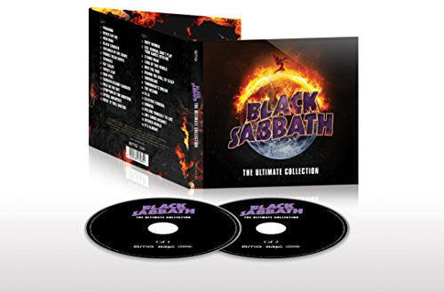Black Sabbath - The Ultimate Collection CD by Alliance Entertainment, featuring iconic album artwork and classic tracks.