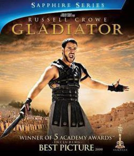 Gladiator Blu-ray by Alliance Entertainment featuring action/adventure film with Academy Award winner label
