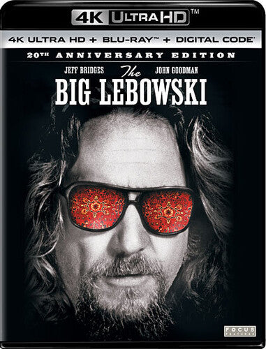 Big Lebowski 20th Anniversary Edition 4K Ultra HD Blu-ray by Alliance Entertainment, featuring colorful cover art.