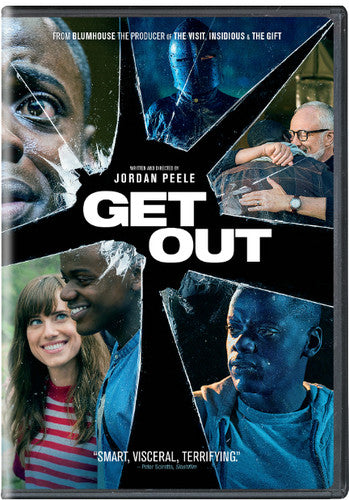 Get Out DVD by Alliance Entertainment featuring award-winning film cover art