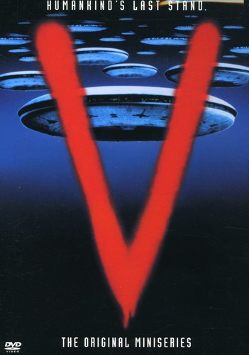 DVD cover for V: The Original Miniseries by Alliance Entertainment, featuring iconic red and black artwork.