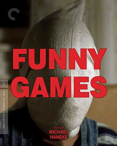 Funny Games Blu-ray from Criterion Collection by Alliance Entertainment, featuring a black cover design.
