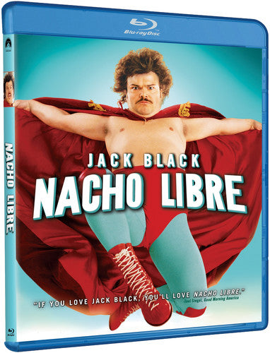 Nacho Libre Blu-ray by Alliance Entertainment featuring colorful cover art and comedy theme