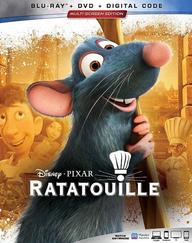 Ratatouille Blu-ray by Alliance Entertainment featuring vibrant cover art from the animated Academy Award winner.
