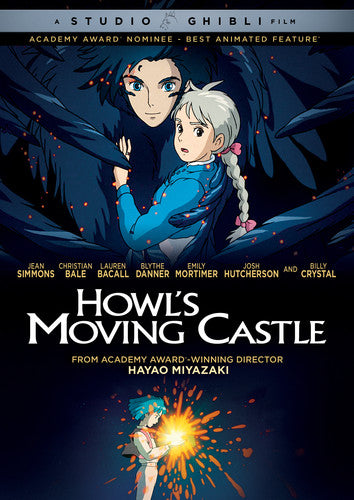 Howl's Moving Castle DVD by Alliance Entertainment featuring colorful anime artwork and a classic movie design