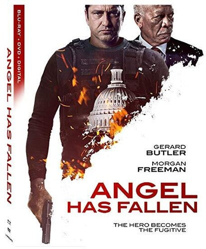 Angel Has Fallen Blu-ray from Alliance Entertainment featuring action/adventure film cover art