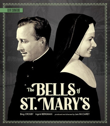 Blu-ray disc cover of The Bells of St. Mary's by Alliance Entertainment, featuring classic film artwork and Academy Award Wi