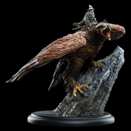 WETA Workshop Polystone - The Lord of The Rings Trilogy - Gandalf the Grey On Gwaihir Miniature Statue - Surprise Castle