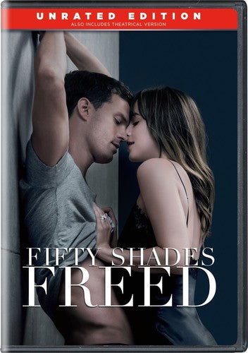 Fifty Shades Freed DVD from Alliance Entertainment, featuring a dramatic cover with romantic imagery.