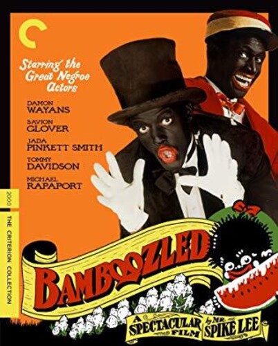 Criterion Collection Blu-ray of Bamboozled featuring colorful cover art by Alliance Entertainment