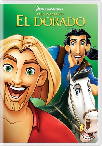 DVD of The Road to El Dorado by Alliance Entertainment featuring vibrant animated cover art