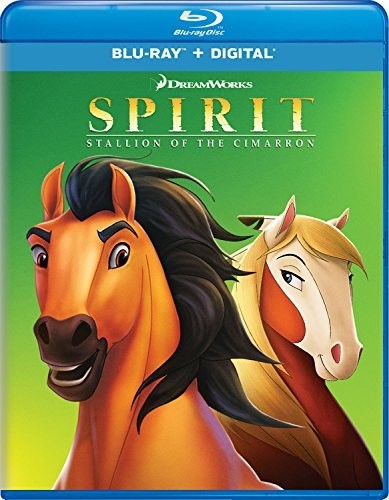 Spirit: Stallion of the Cimarron Blu-ray by Alliance Entertainment with vibrant animated cover art