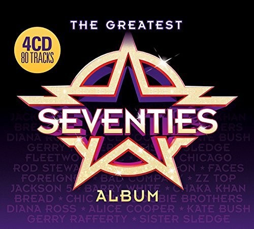 Various Artists Greatest Seventies Album CD by Alliance Entertainment, featuring classic hits from the 1970s.