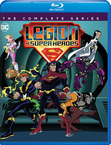 Legion of Super Heroes: The Complete Series Blu-ray by Alliance Entertainment, featuring vibrant animated cover art.