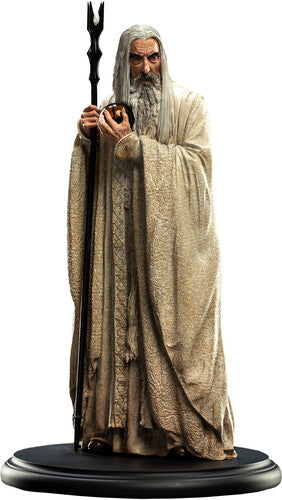 WETA Workshop Polystone - The Lord of The Rings Trilogy - Saruman the White Statue - Surprise Castle