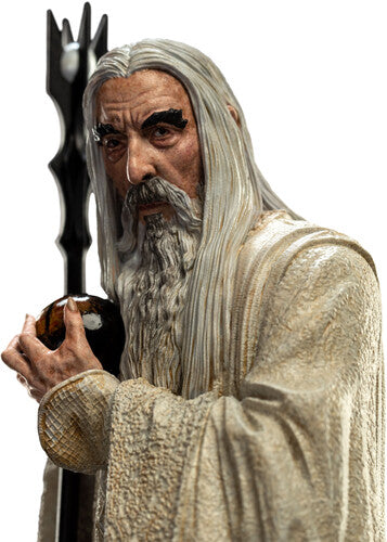 WETA Workshop Polystone - The Lord of The Rings Trilogy - Saruman the White Statue - Surprise Castle