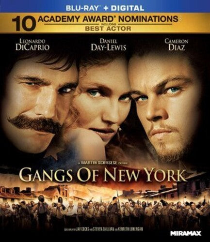Gangs of New York Blu-ray by Alliance Entertainment featuring action/adventure film cover art